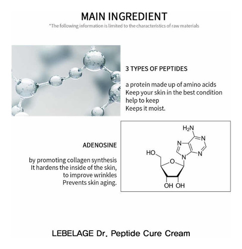 Crema Facial Coreana Peptidos / Antiarrugas & Reafirmantes