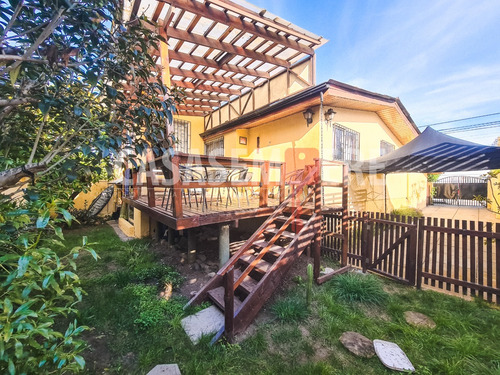 Casa Muy Soleada En Concón. 1 Cuadra Av. Concon-reñaca!