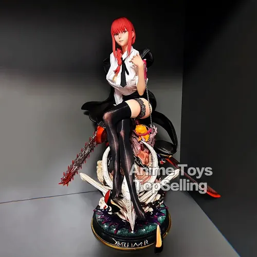 46cm/18.11in Anime Chainsaw Man Figure Makima Action | MercadoLivre