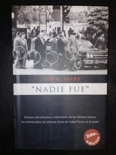 Libro Nadie Fue Juan Yofre