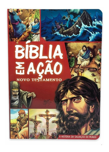 Livro Novo Testamento Em Ação - Bíblia Em Quadrinhos