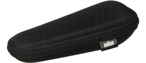 Estuche Para Viaje Afeitadora Braun Color Negro