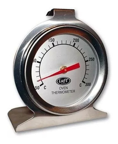 Termometro Para Horno Cocina Metalico Luft Germany Reposteria Hasta 300° Grados Temperatura Cheff Acero Inoxidable