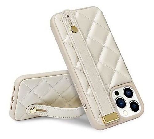 Funda Zve iPhone 12 Pro Con Correa, Caja De Cuero A W3gms