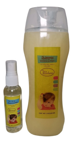  Kit De Shampoo Y Hair Spray Antipiojos Con Citronela Y Neem