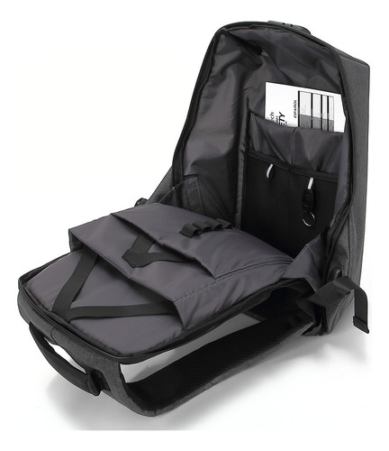 Mochila Getttech Safety P/laptop 15.6 , Candado (gms-22001) Color Negro