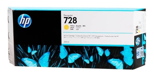Tinta Hp F9k15a (728a) 300ml Amarillo Original