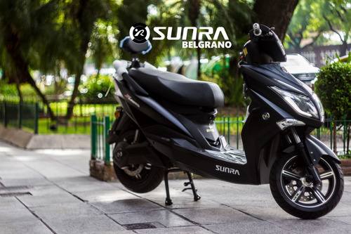 Imagen 15 de 16 de Moto Electrica Sunra Hawk Usada Litio Gris Mate Sin Patente