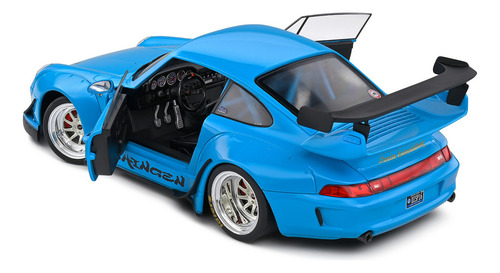 Porsche 911 Type 993 Bodykit Shingen Rwb Escala 1:18 Solido Color Agua