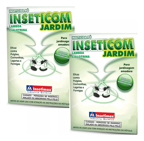 Inseticom Jardim Insetimax Kit 02 Unidades