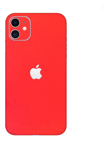 Skin Vinil Autoadherible Premium Rojo Gloss Para iPhone 11