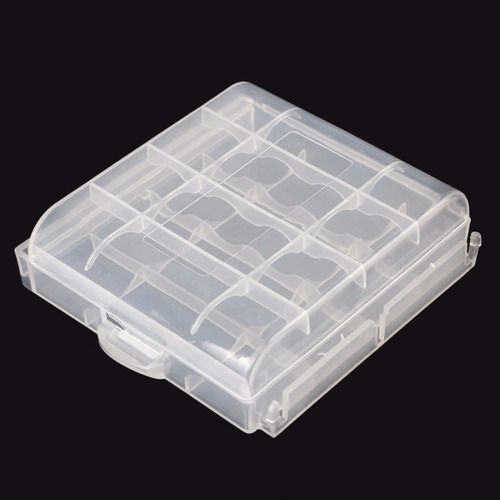 Case Para Pilhas Aa E Aaa Kit Com 10 Peças Cores Variadas