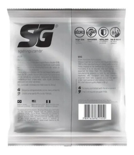 Encordoamento Sg Cordas 009 Para Guitarra - Kit Com 3 Jogos