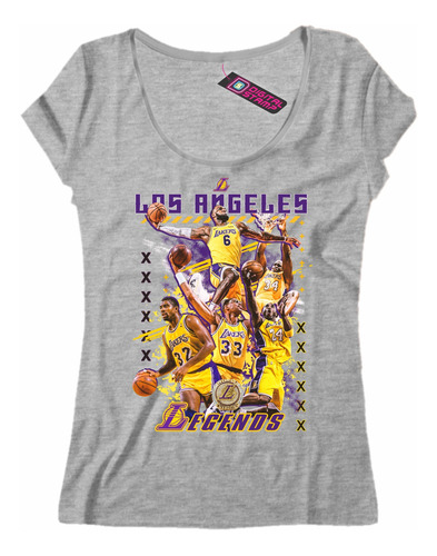 Remera Mujer Kobe Bryant Lakers Legends Shakille Magic Kb59