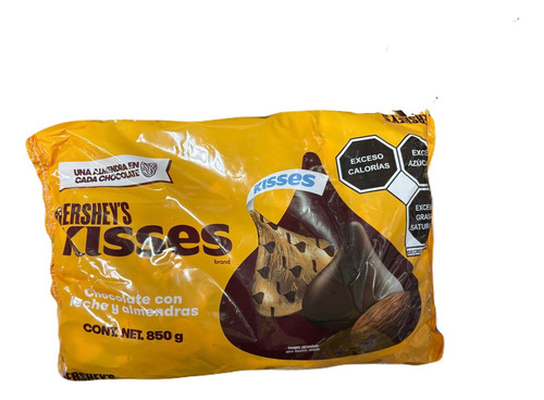 Chocolate Hersheys Almendra Kisses 850g