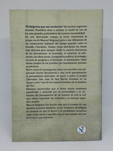 Imagen 2 de 9 de El Belgrano Que Nos Ocultaron Arnaldo Chavidoni