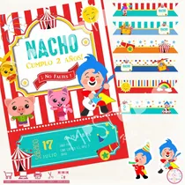 Comprar Kit Imprimible Personalizado Candy Bar Plim Plim #2