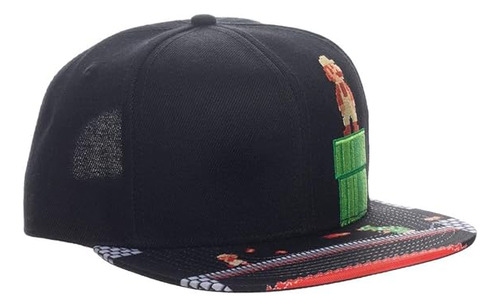 Super Mario Bros 8 Bit Bowser Gorra Snapback Bioworld