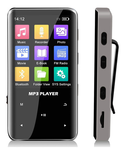 Reproductor De Mp3 Bluetooth Portátil Clip  Mini Repro...
