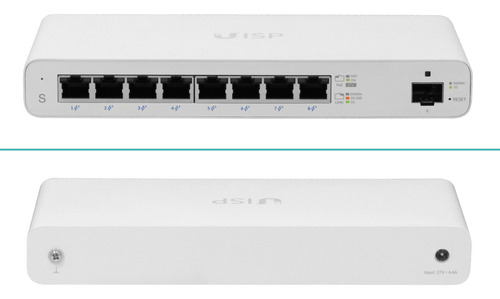 Ubiquiti Switch Micropop 8-1000-poe-pasivo 1-sfp Inc-27v/100