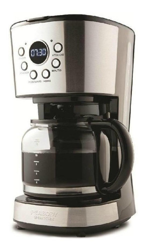 Imagen 1 de 1 de Cafetera Peabody Smartchef PE-CT4207 automática plata de filtro 220V