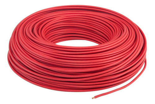 Cable De Cobre Calibre 14 Rojo Thhw-ls 399320 Iusa 100 Mts