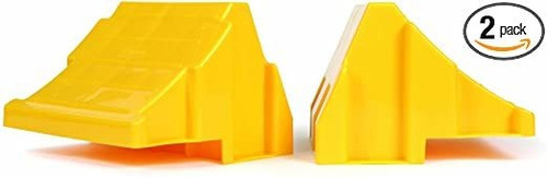 Camco 44401 Nivelación Rueda Bloque Chock - Pack De 2