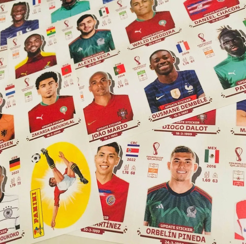 Panini 2 Set De Actualización World Cup Qatar 2022 2 Pack