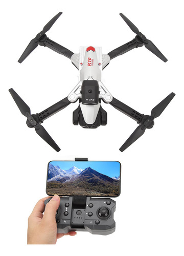 Drone K10max 4k Hd Con 3 Lentes Que Evita El Flujo Óptico