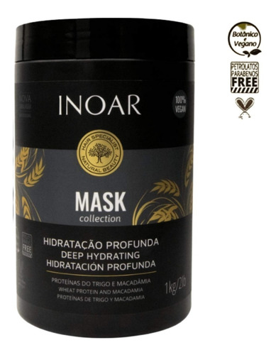 Mask Mascara Hidratante Capilar 1kg Inoar