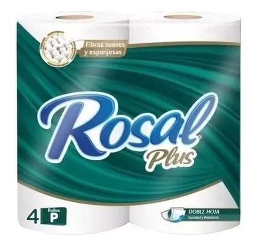 Papel Higiénico Rosal Plus Verde. Bulto 48 Rollos