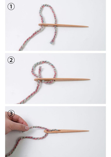 2x De Tricô Diy Fio Tecelagem Suprimentos Para Tecelagem