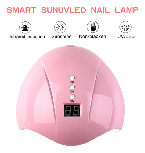 Manicura Kit Uñas Uv L-ed Lámpara De Taladro De Uñas Máquina