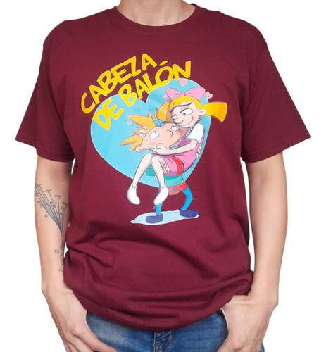 Polera Arnold Y Helga -  Hey Arnold 100% Algodón Unisex