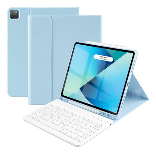 Funda Teclado Para iPad 11 Pro M1 2021 Bluetooth Español 