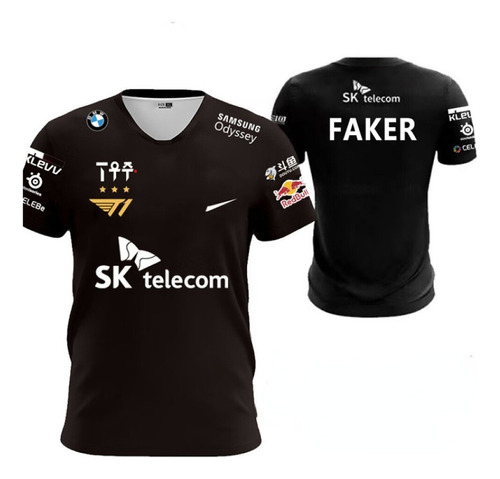 2022 S12 Finales T1 Nuevo Uniforme Del Equipo Camiseta Lck