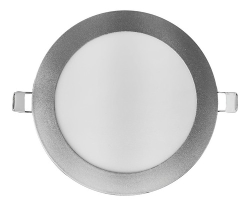 Panel Spot Led 12w Empotrado Circular 120v/277v Color Gris