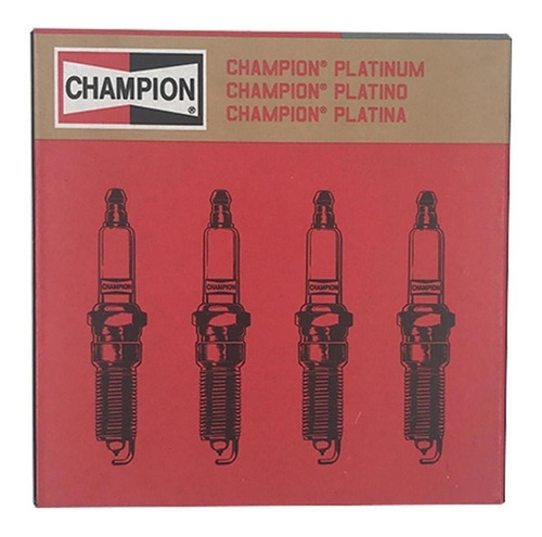 Bujia Champion Platinum Power 3071 Caja Con 4 Piezas