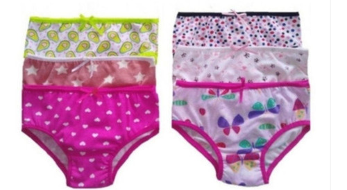 Panty - Interior Para Niña Pack 6 Unid. Color Surtido.