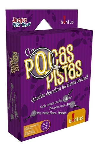 Juego De Cartas Mesa Didacticas Pocas Pistas