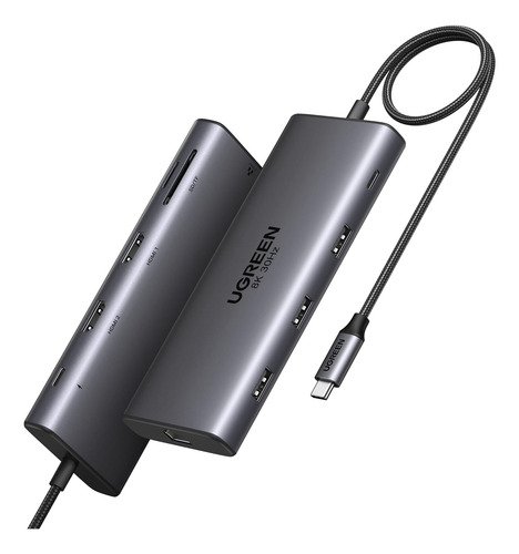 Estación De Acoplamiento Ugreen Revodok Pro 210 10 En 1 Usb-