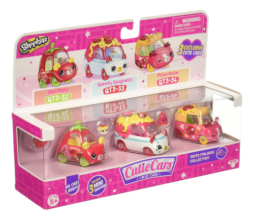 Shopkins Paquete De 3 S3 - Moto Italiano