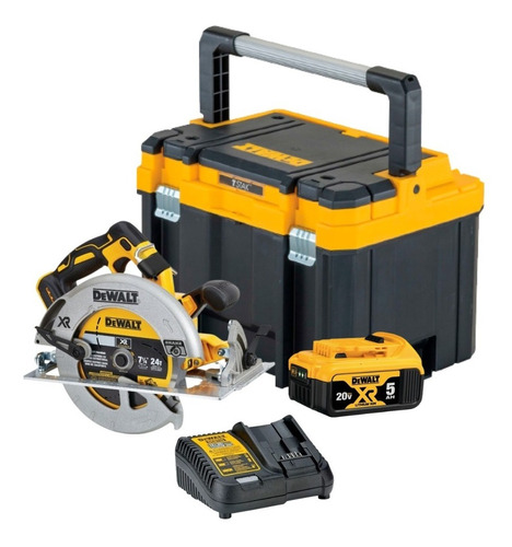 Sierra Circular Dcs570+ Maleta Stak +bateria 5ah + Dewalt