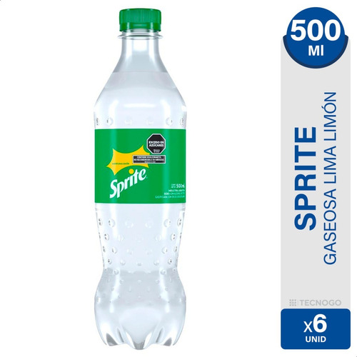 Gaseosa Sprite Original Lima Limon Pack X6 Unid - 01mercado