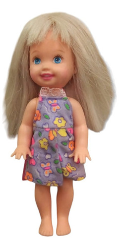 Muñeca Kelly Ropita A Flores Mattel 504