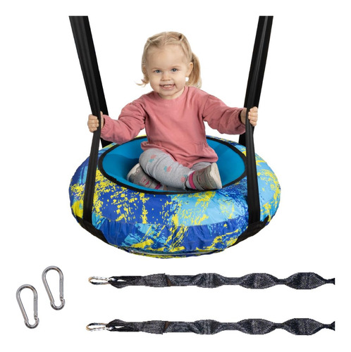 Squirrel Products Air Swing - Columpio Inflable, Resistente