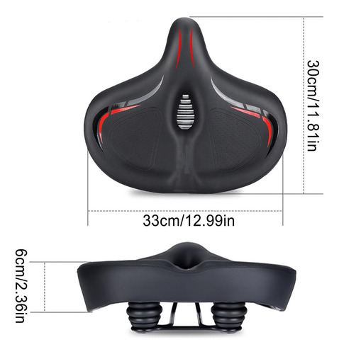 Asiento De Bicicleta De Gran Tamaño Asiento De Bicicleta Cóm