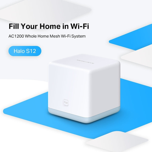 Imagen 4 de 6 de Sistema Wifi Mesh Mercusys Tp Link Halo Dual Band 1167 Mbps