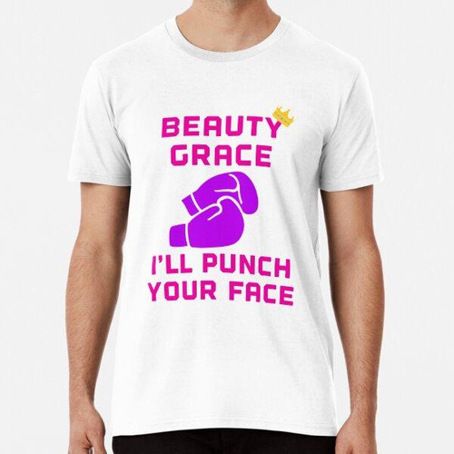 Remera Diseño Divertido De Boxing Hobby Beauty Grace Algodon