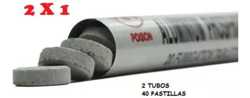 Phostoxin (fumino) 40 Tabs Mata Tuza Gorgojo Fosfuro Alumini